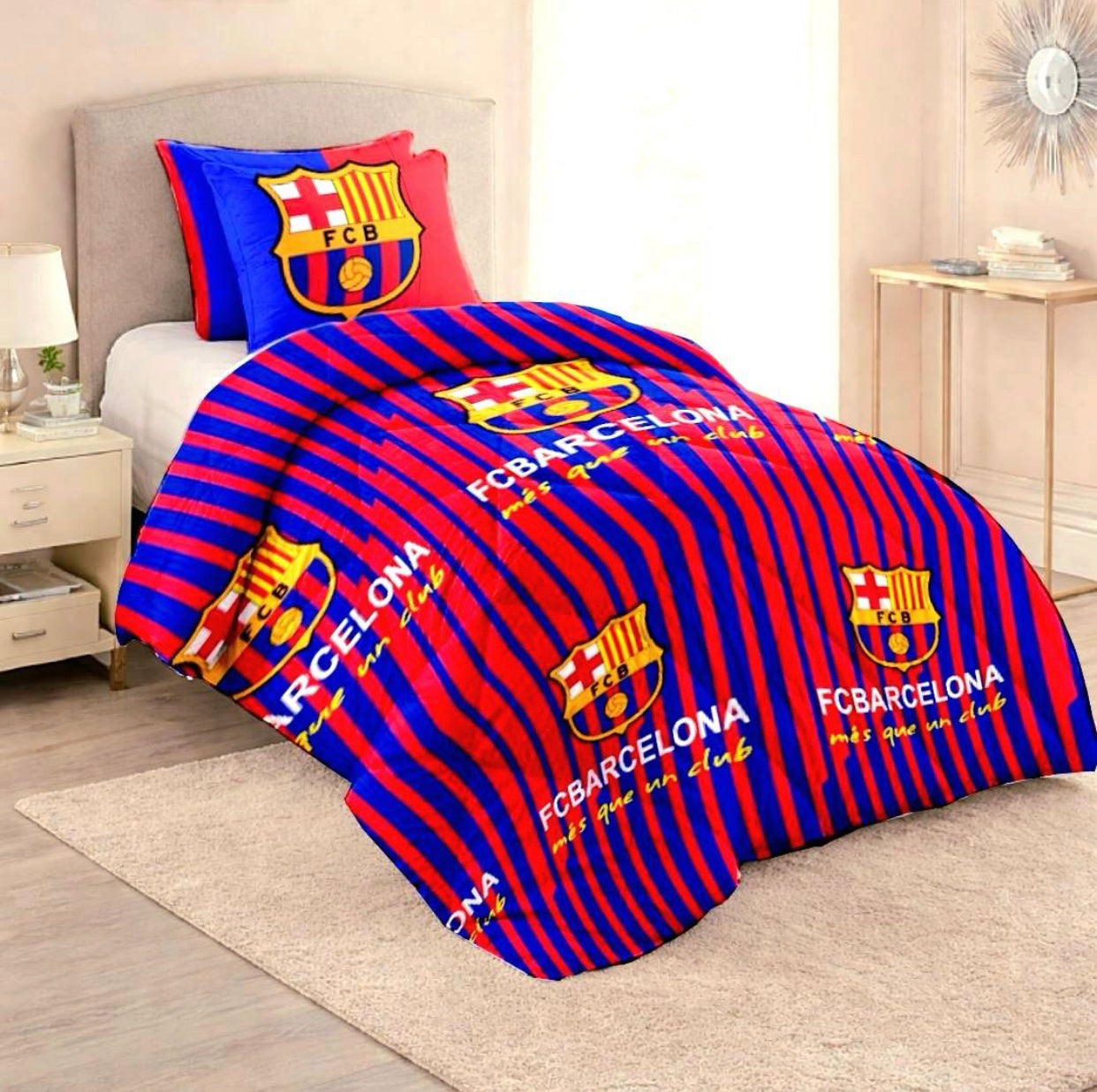 3 Piece Character Comforter Bedding Set – Kids Comforter with 2 Pillowcases Single & 3/4 Sizes