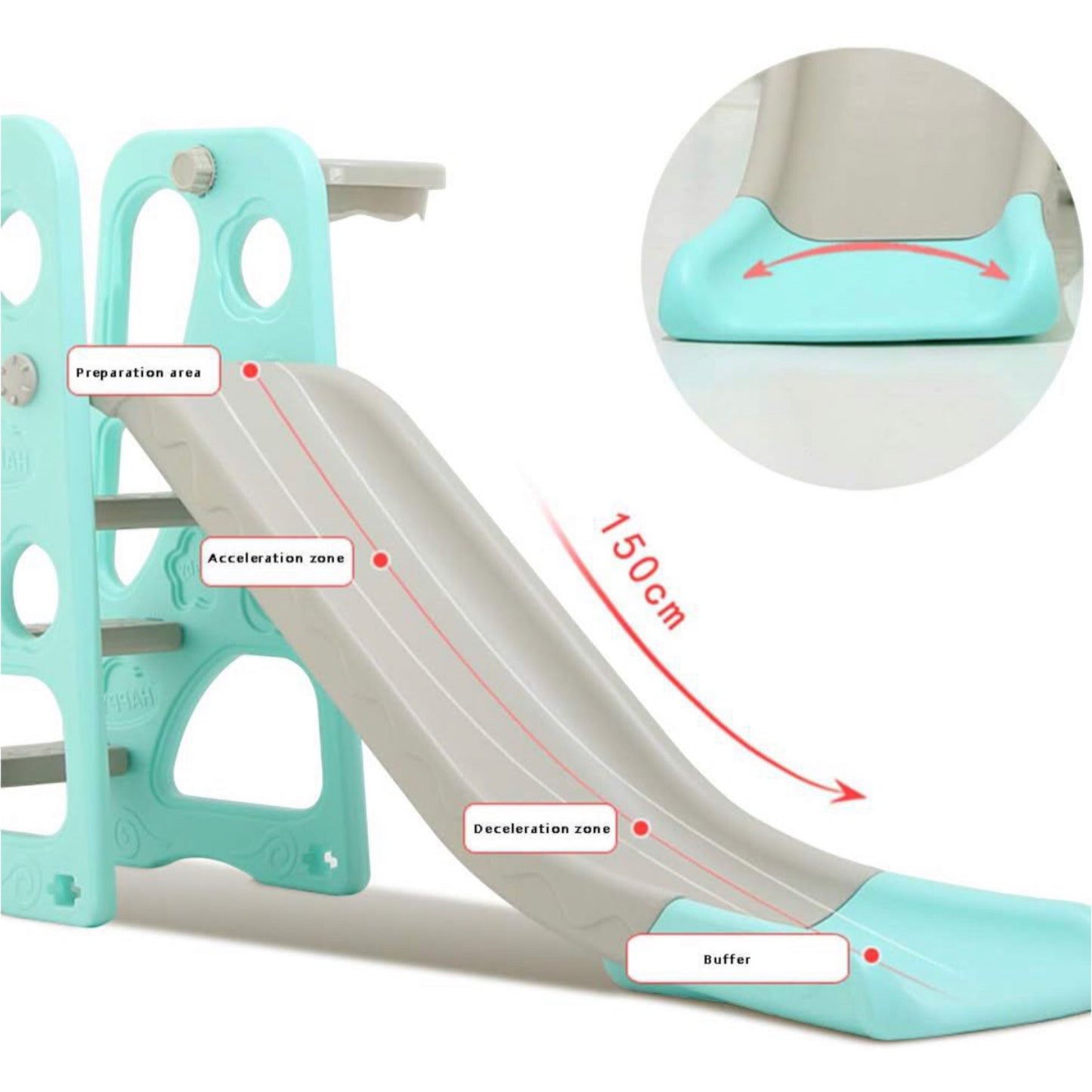 4 in 1 Toddler Climber & Swing Set