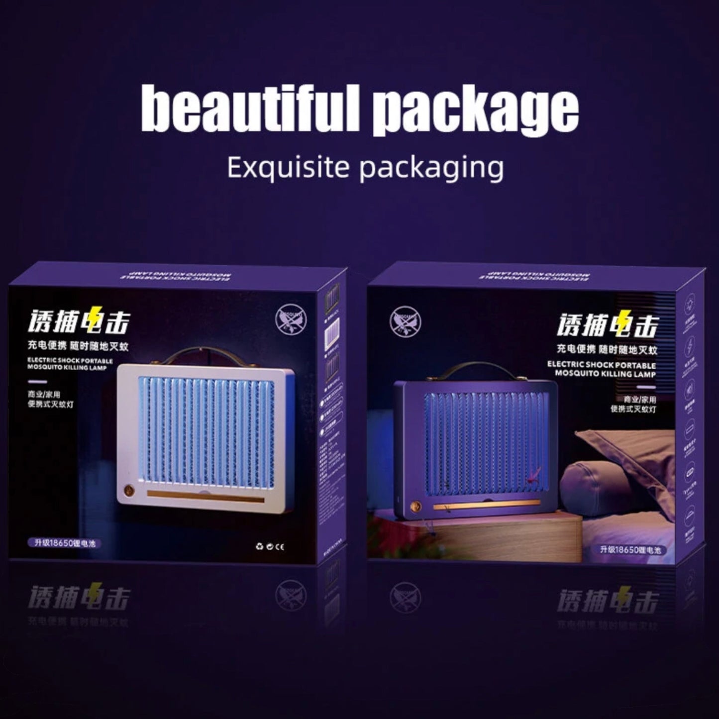 Cordless Camping Rechargeable Electric Mosquito Bug Zapper