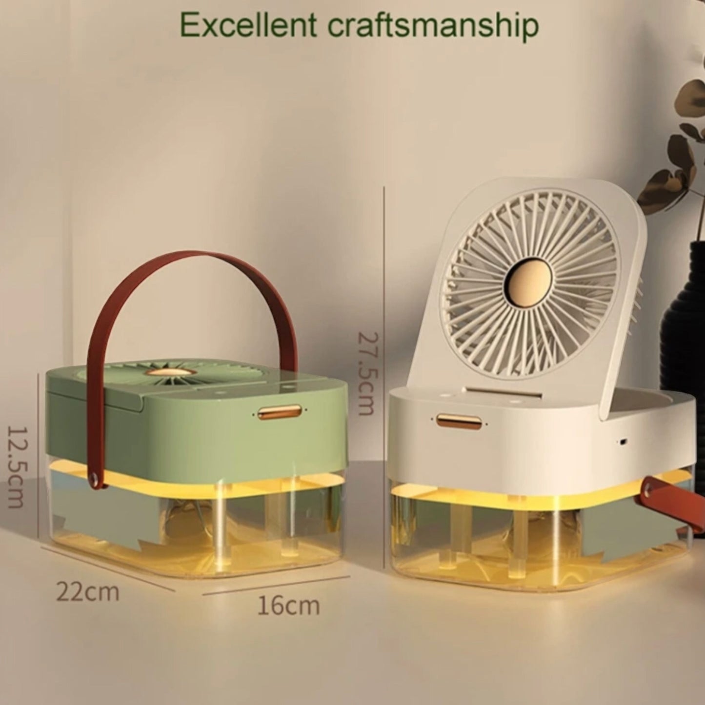 2 in 1 desktop fan and humidifier