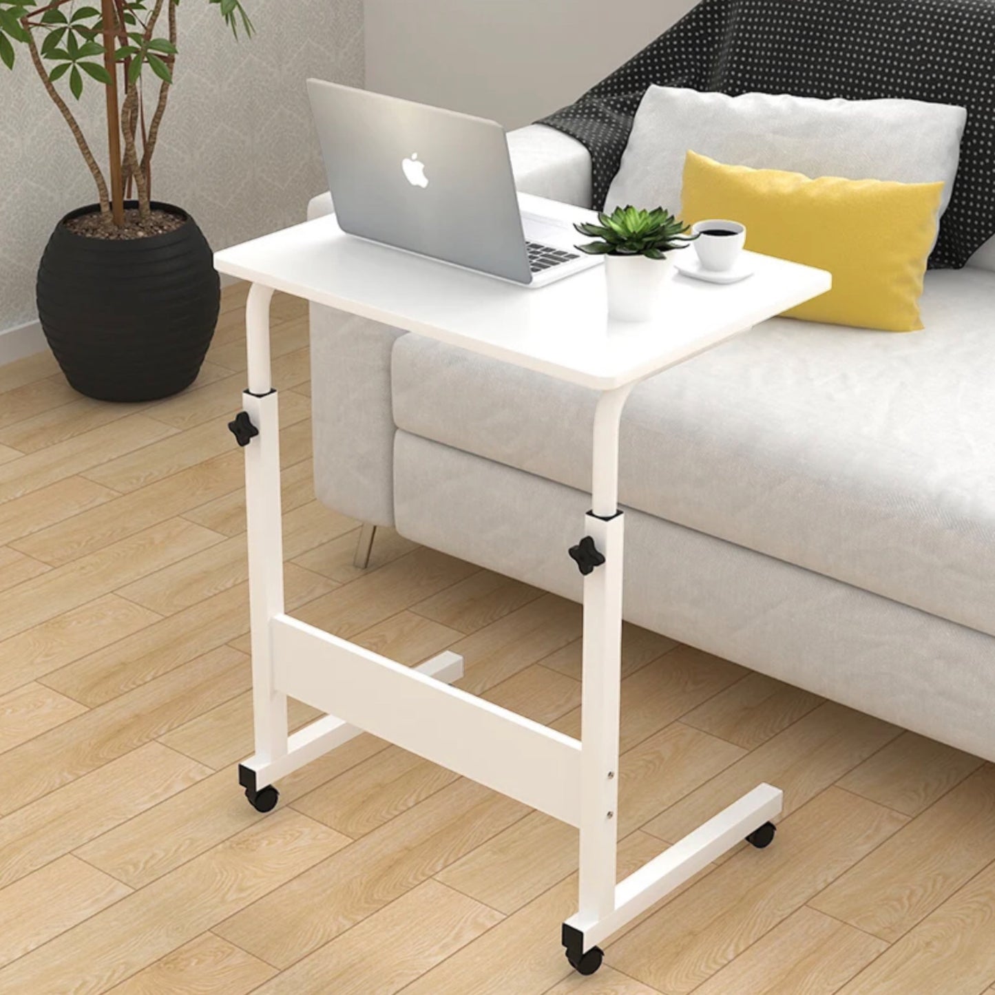 Multifunctional Adjustable Table with Wheels