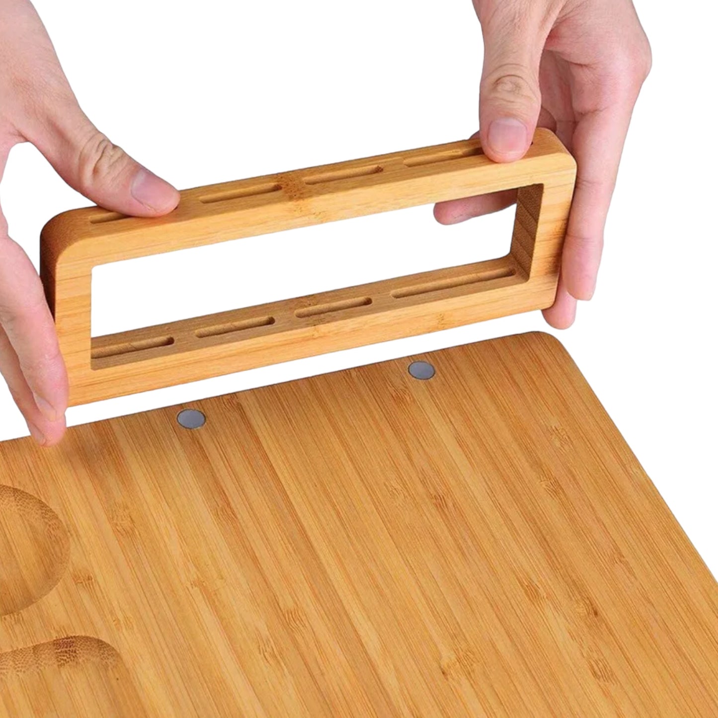 Bamboo charcuterie cheese board set