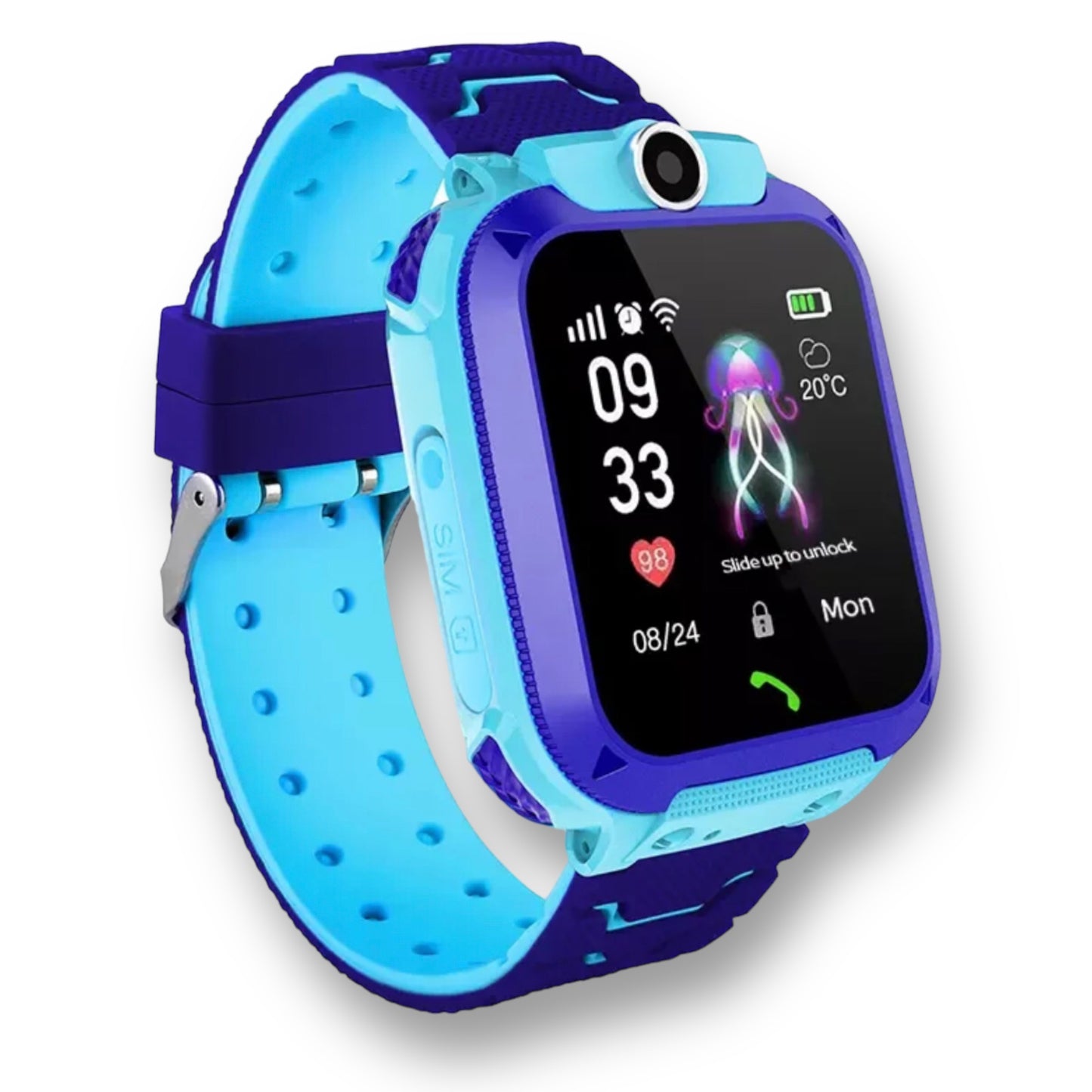 Kids water resistant smart watch with GPS tracker & cellular