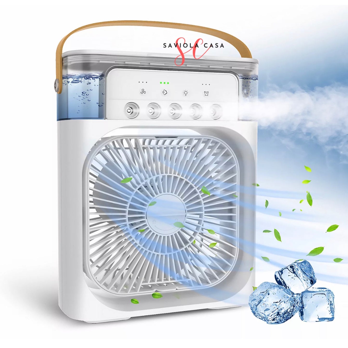 Portable desktop air cooler/fan