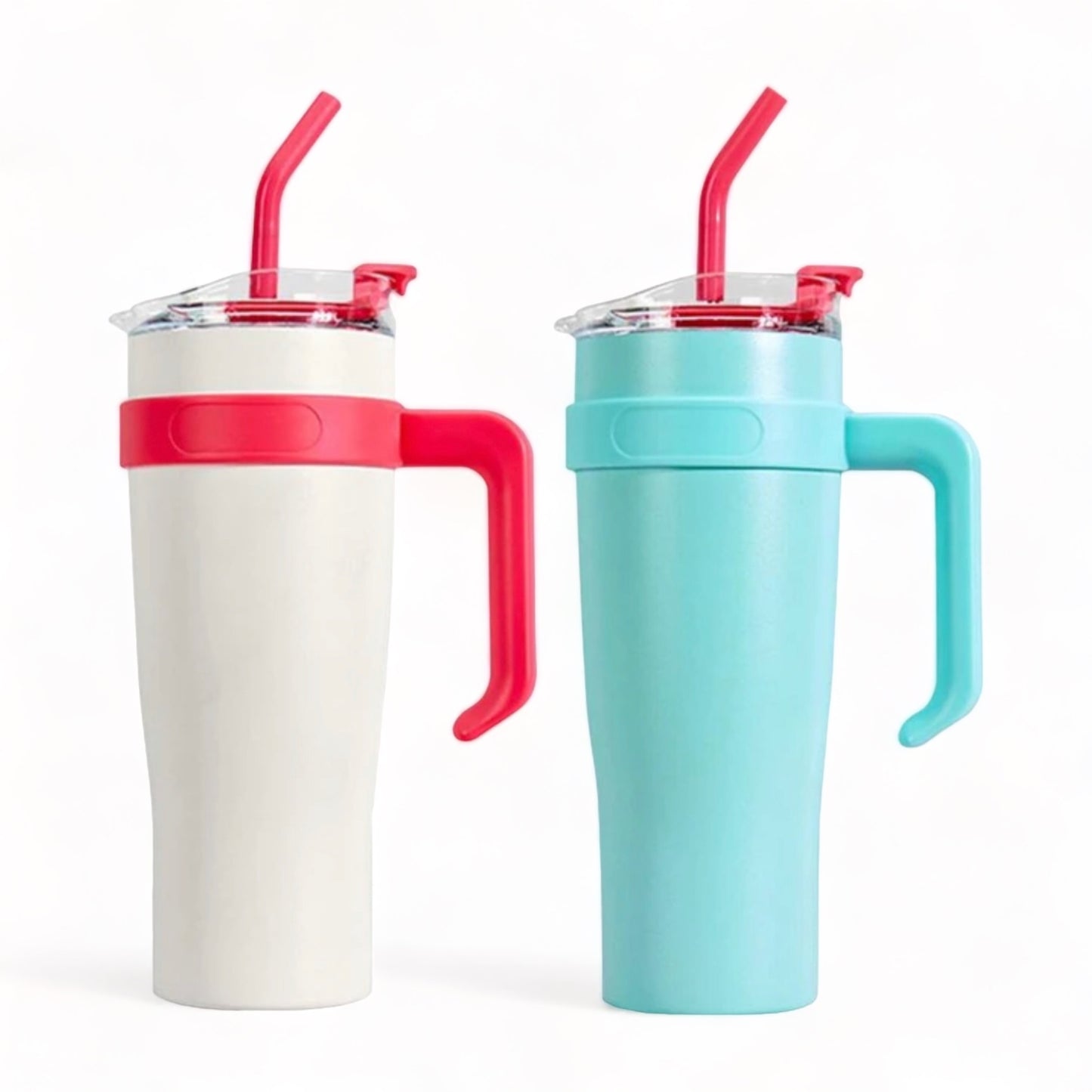 Stainless Steel Insulated Travel Sippy Cup 1.25 Litre Large Capacity with Handle