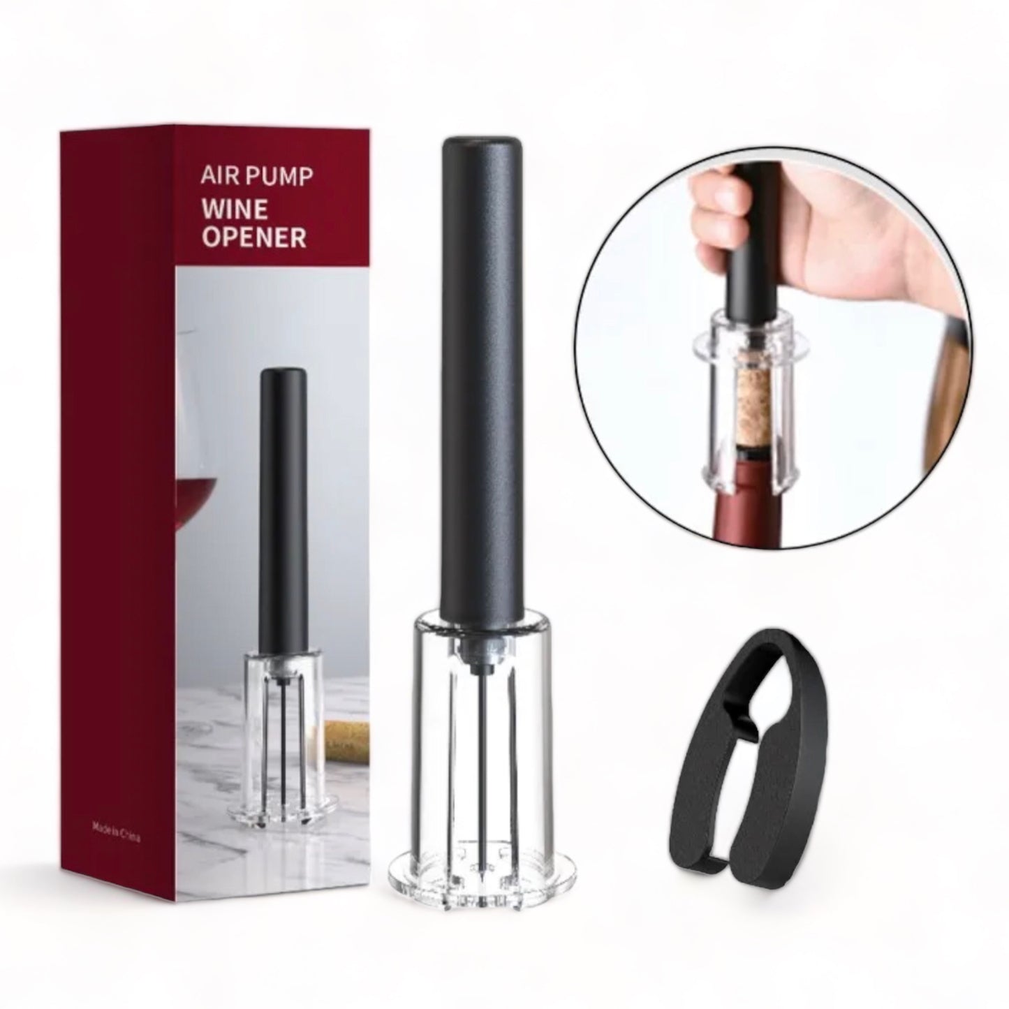 Air Pump Wine Opener Set