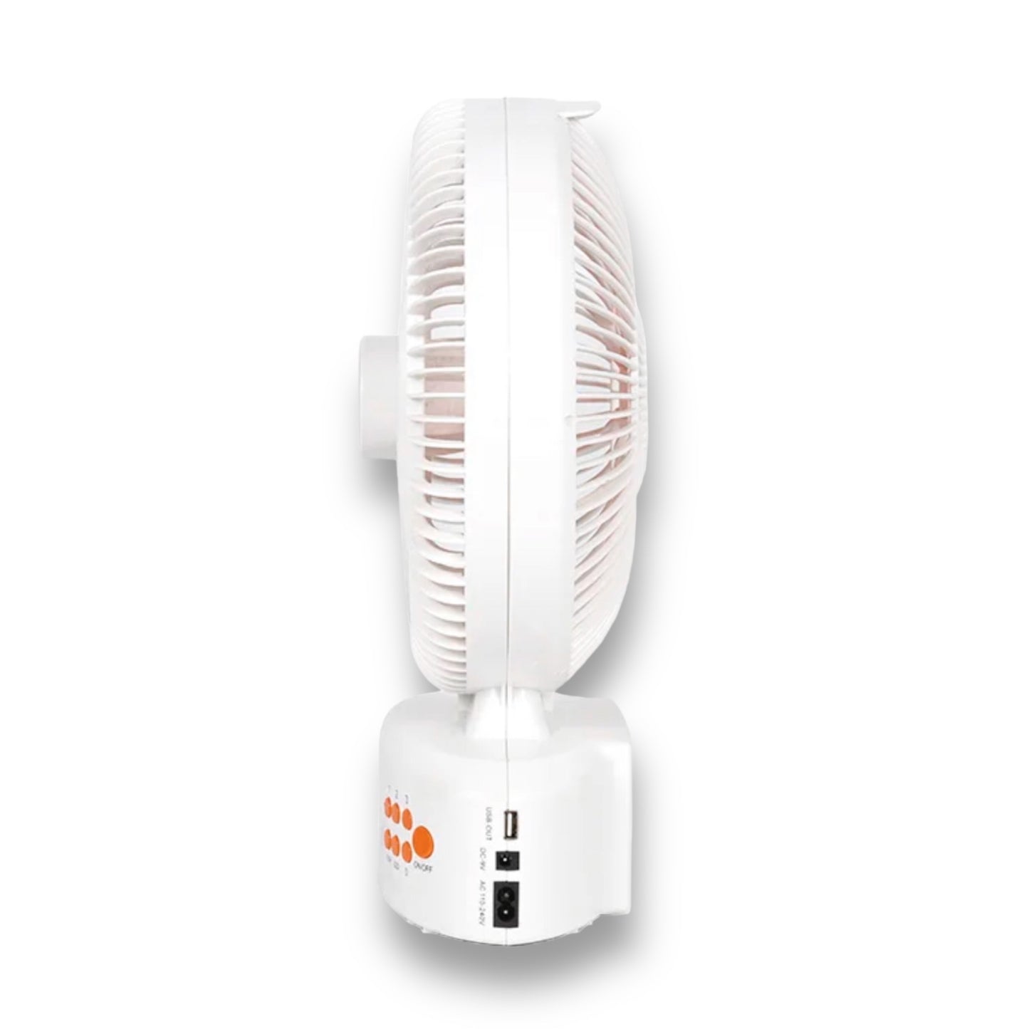12 inch rechargeable solar fan