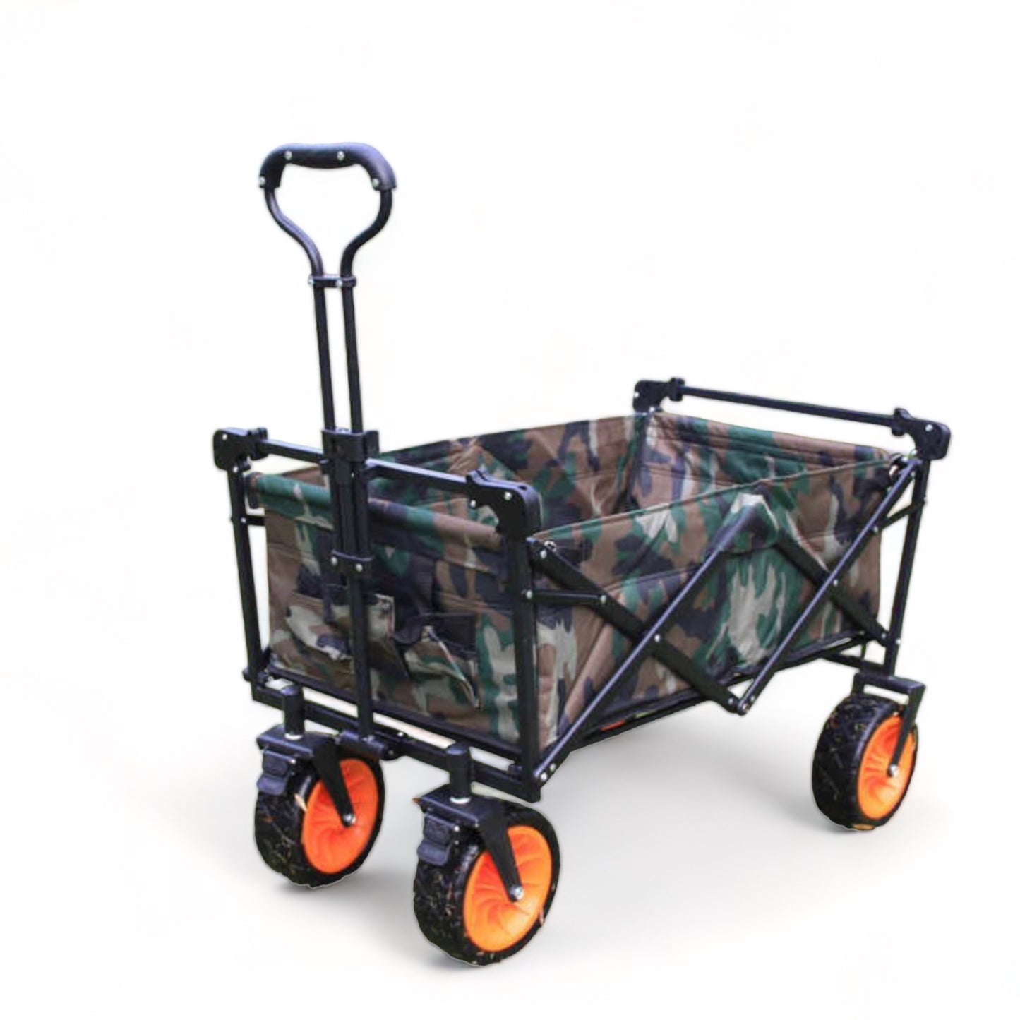 Premium Foldable Outdoor Wagon Cart Trolley for Beach, Picnics & Garden