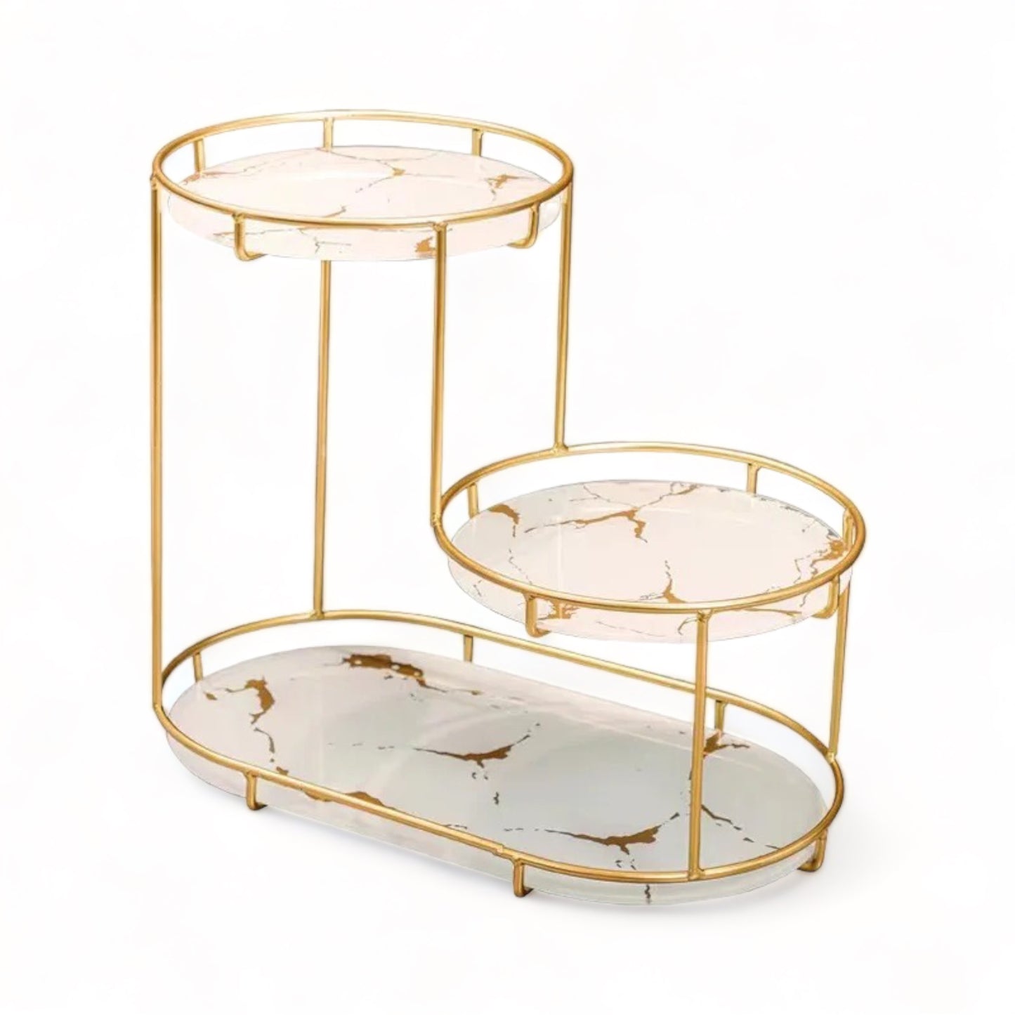 Stylish 3-Tier Perfume Organizer for Bathroom or Bedroom Decor