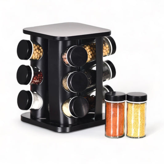 12 Piece Rotating Kitchen Countertop Spice Rack