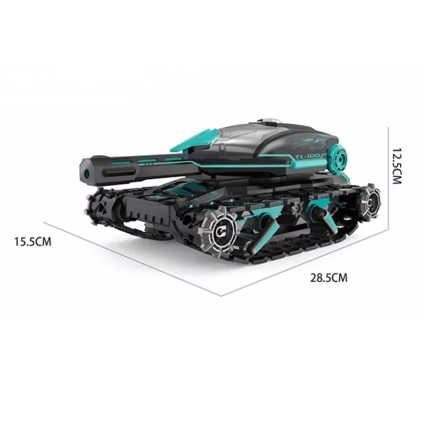 Remote Controlled Water Bomb Tank Toy Car With Music, Lights, and Endless Fun
