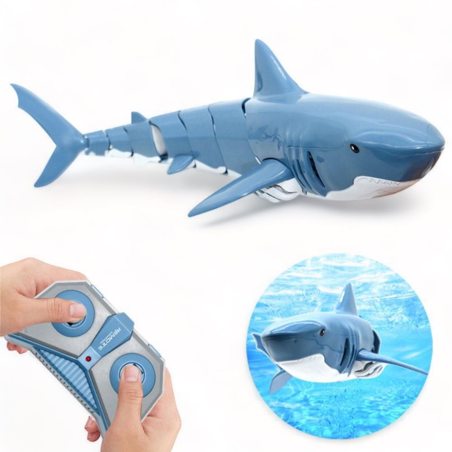 Remote controlled water shark toy for kids