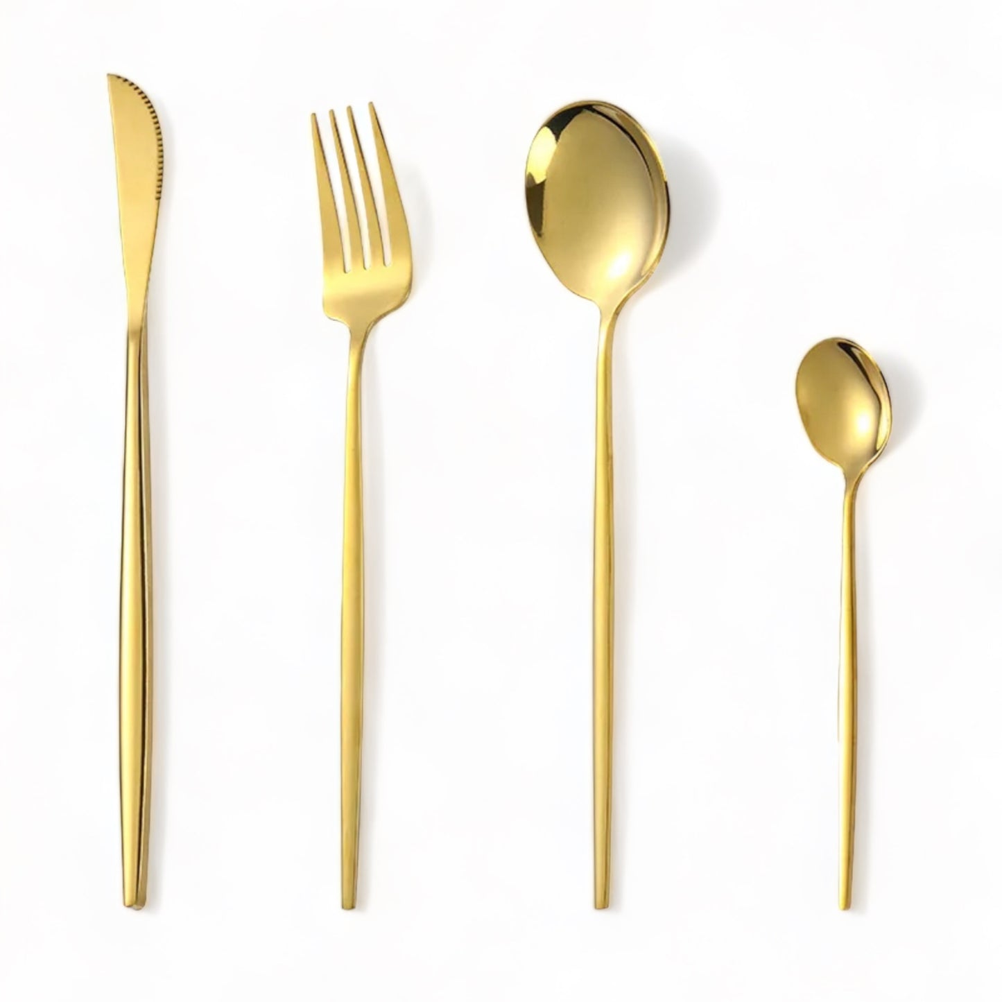 24-Piece Stainless Steel Cutlery Set with Magnetic Stylish Box