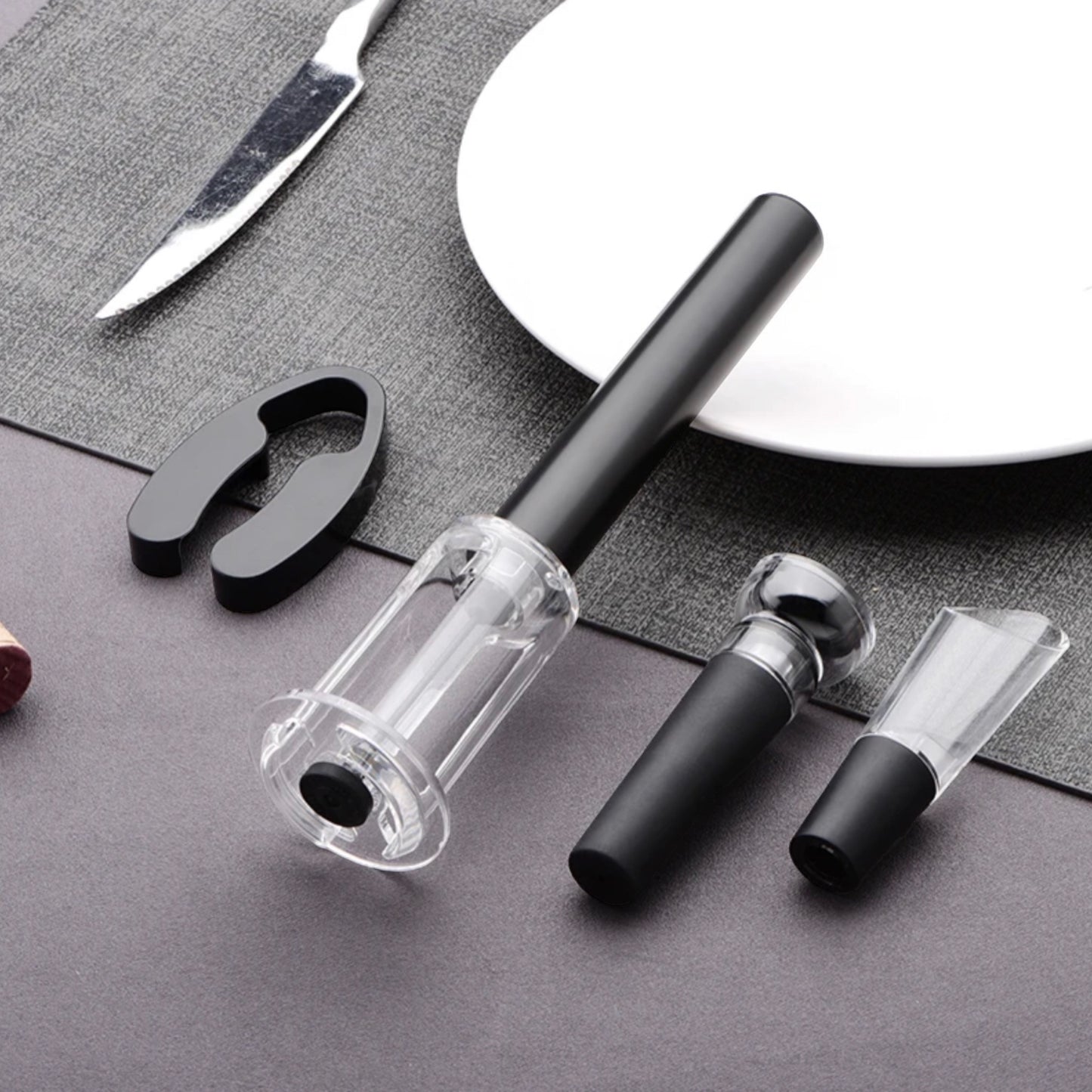 Air Pump Wine Opener Set