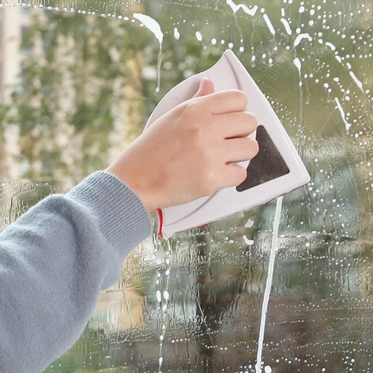 Double Sided Magnetic Window Glass Cleaner
