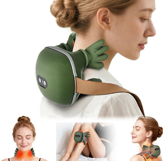 4D Shiatsu Kneading Neck & Shoulder Massager with Heat