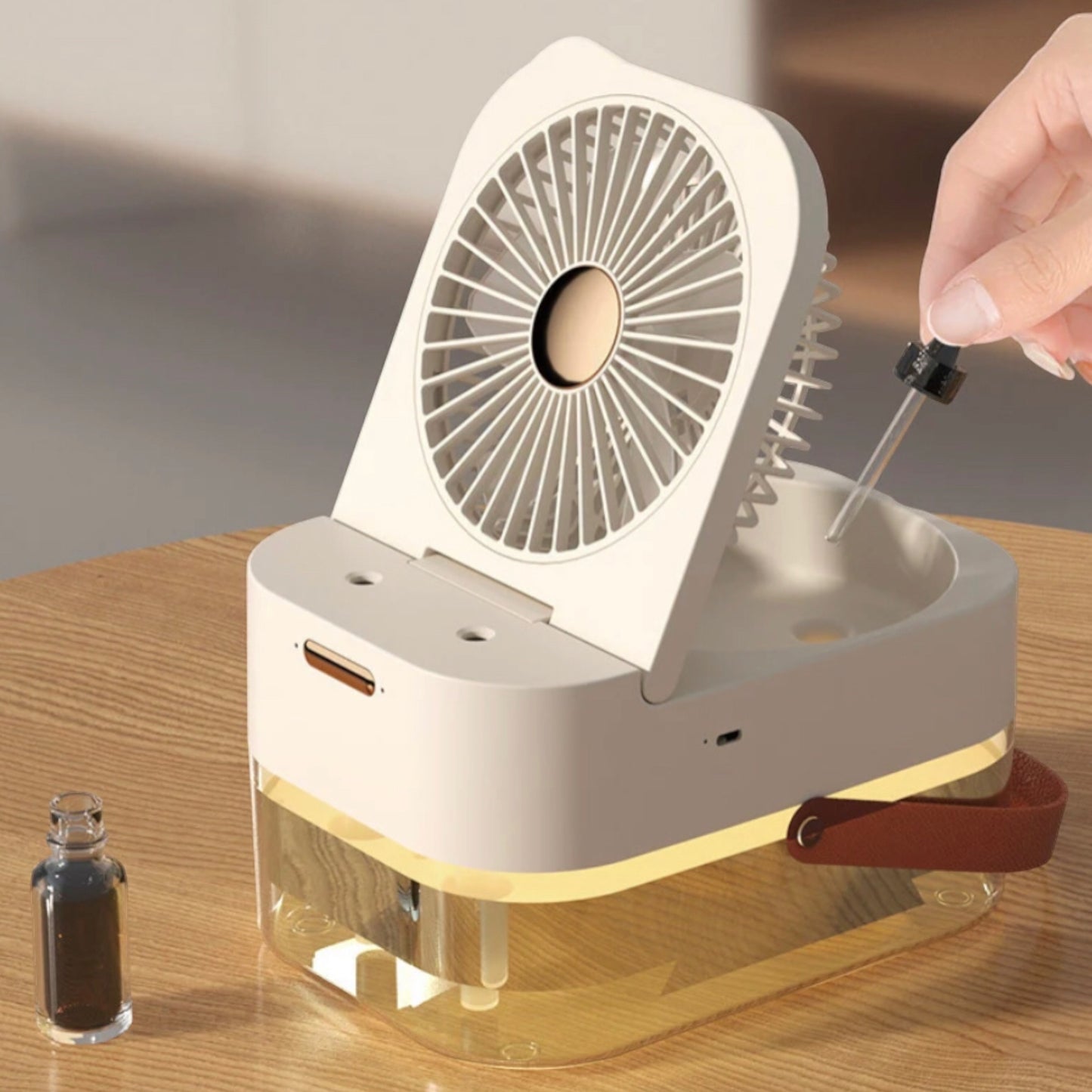 2 in 1 desktop fan and humidifier