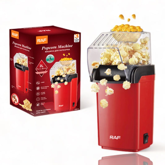RAF No Oil Popcorn Machine - Instant, Healthy Popcorn Maker