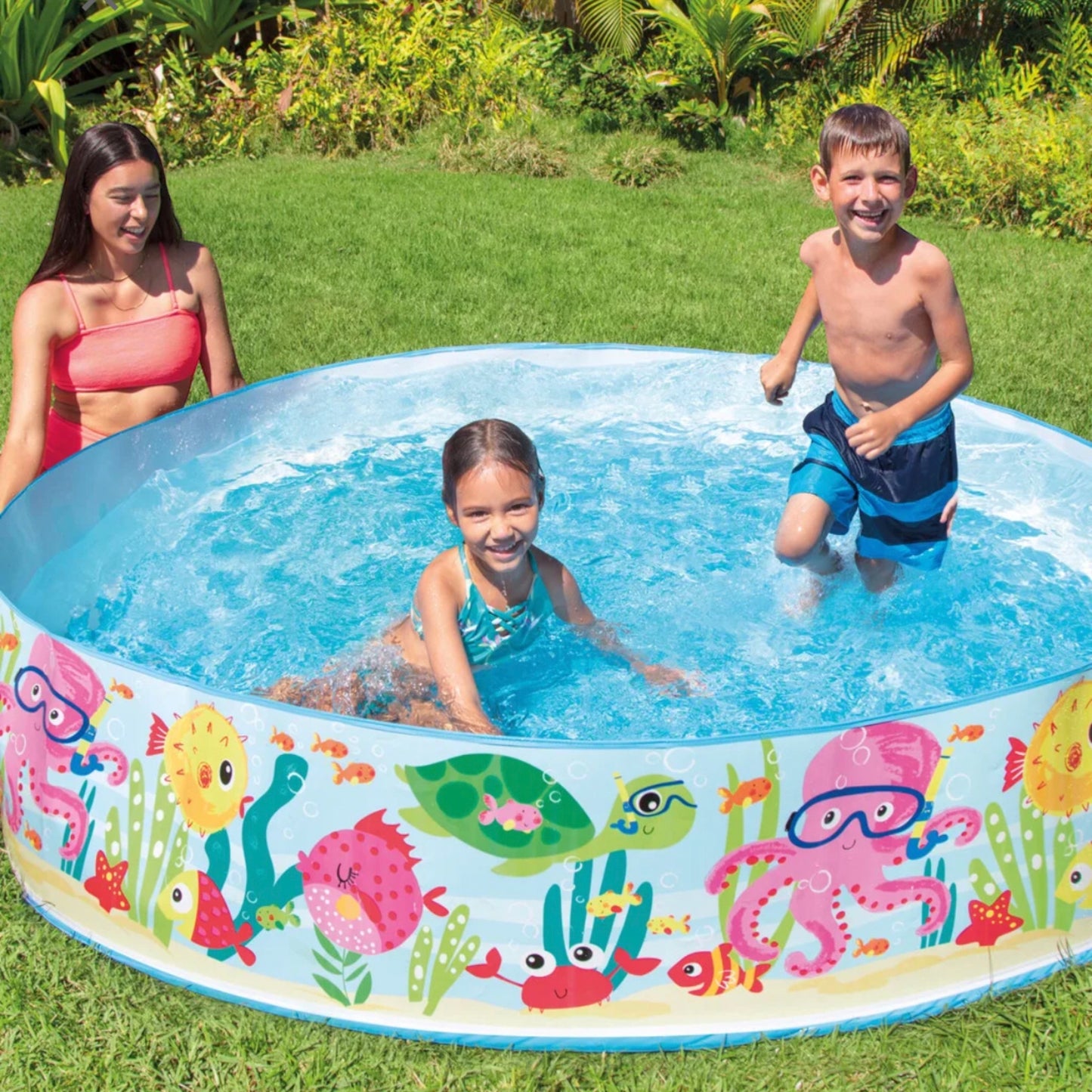 Intex round swimming pool