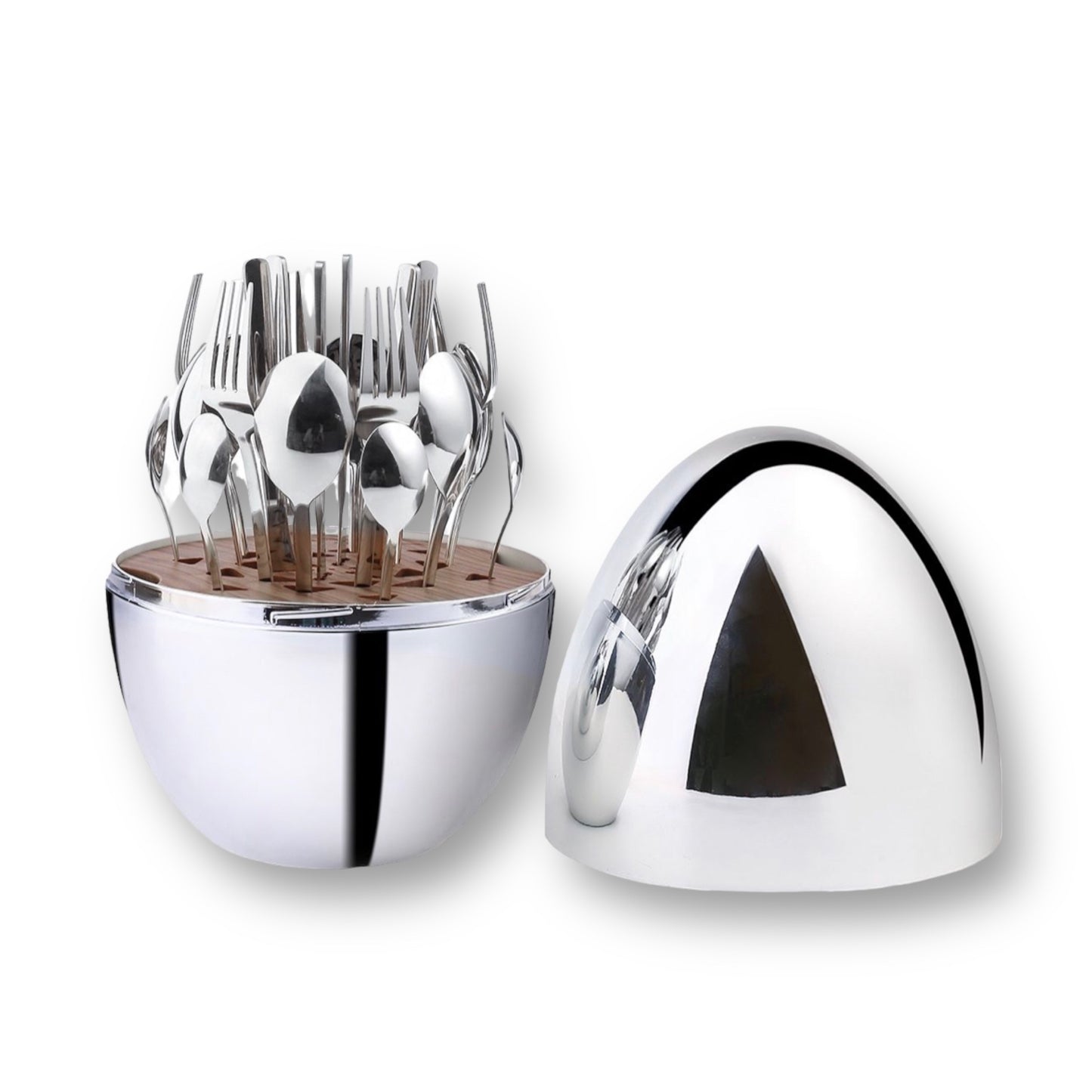 24 piece stainless steel cutlery set