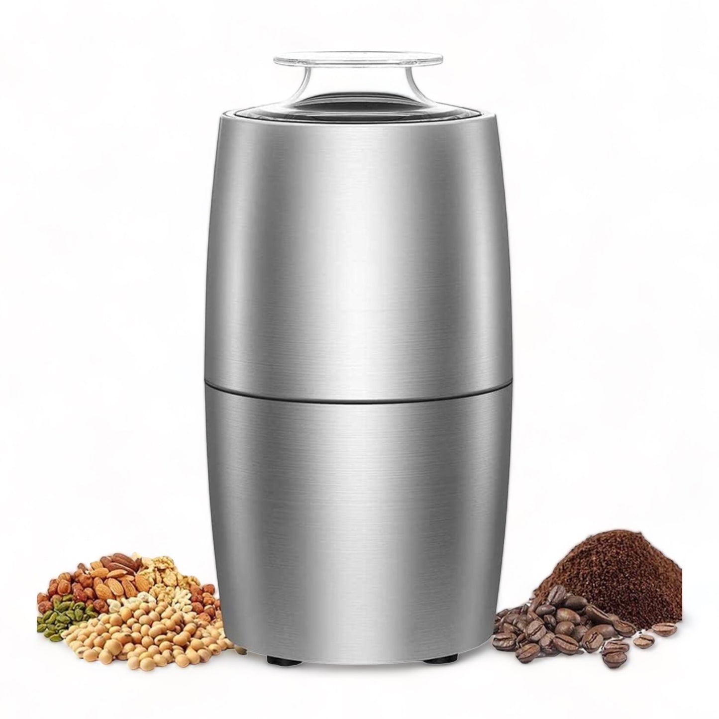 200W Portable Electric Stainless Steel Coffee and Spice Grinder