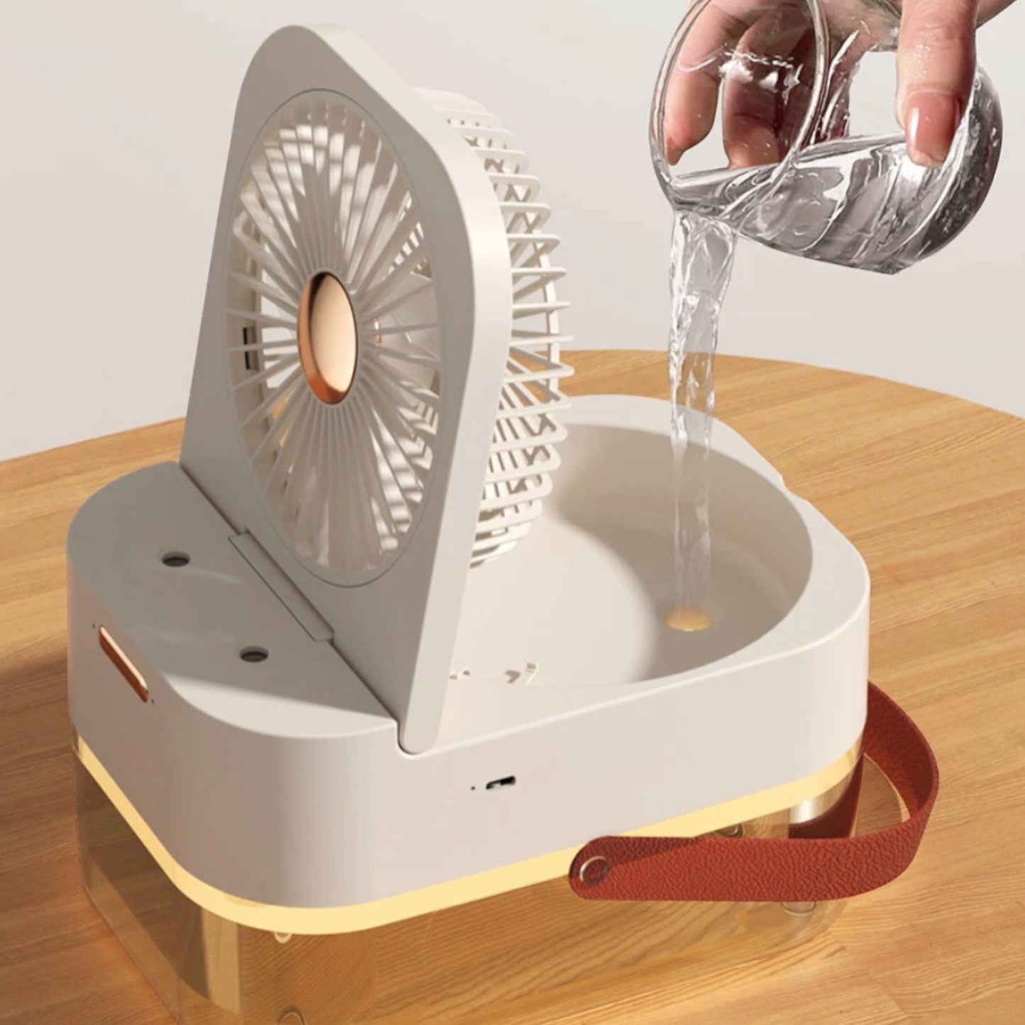 2 in 1 desktop fan and humidifier