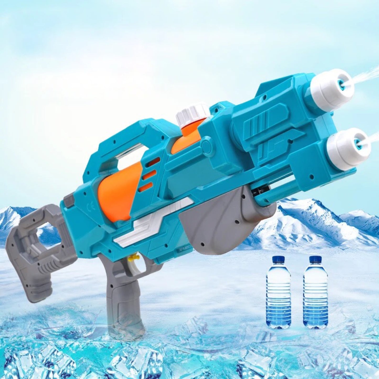 Kids Super Water Soaker Gun with Dual Barrel