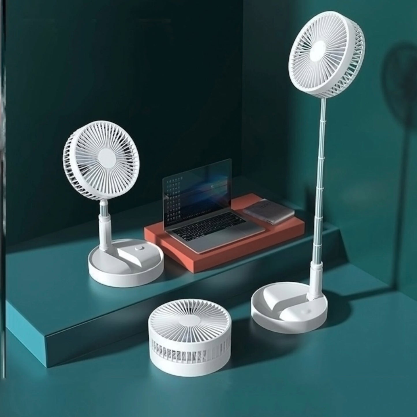 Foldable USB Rechargeable Retractable Fan