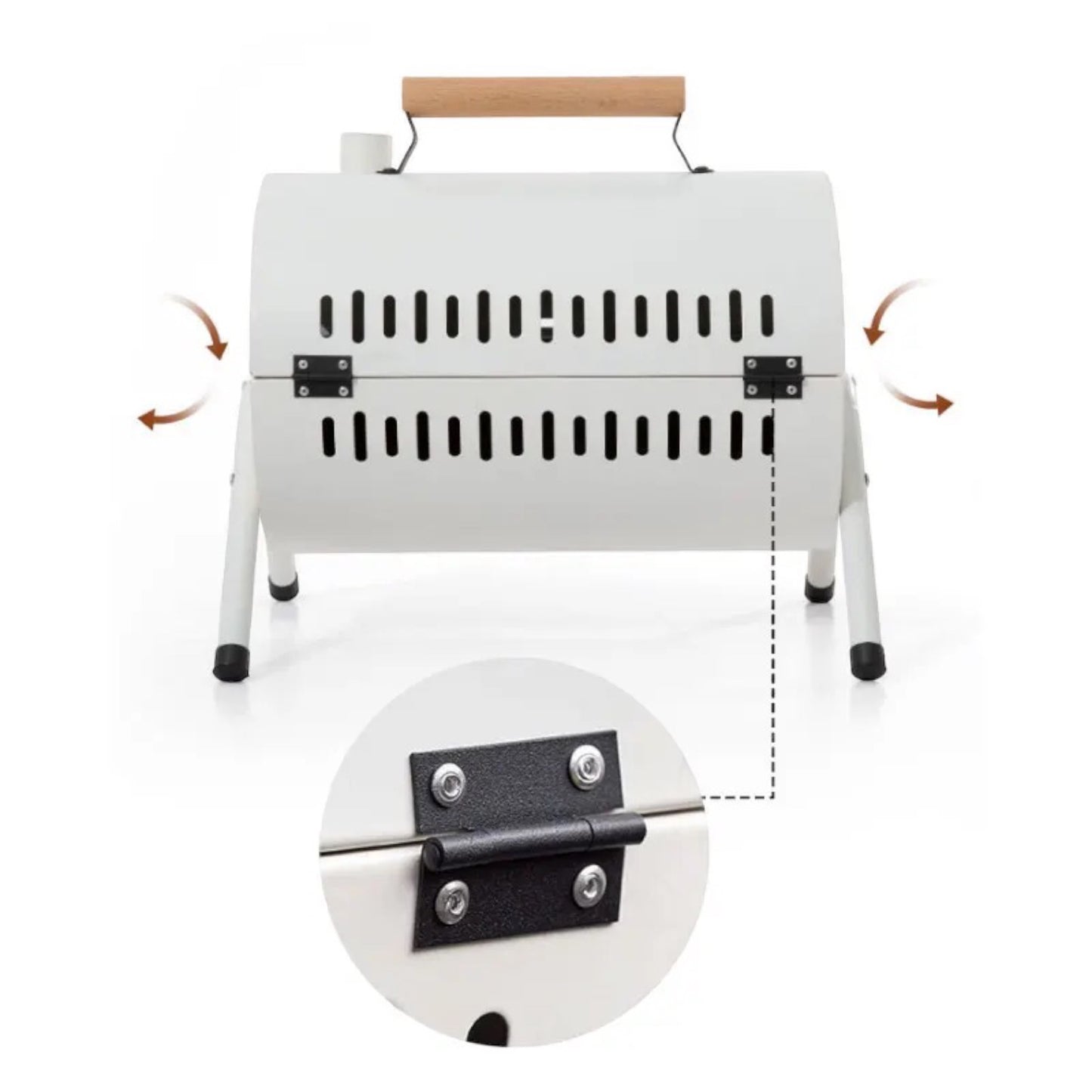 Portable Foldable Charcoal BBQ Grill/Braai Stand