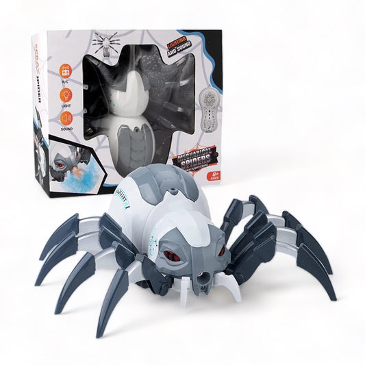 ROBOT SPIDER - Remote Control Toy Cars, Real Spray Mist, Music Effects, LED Lighting