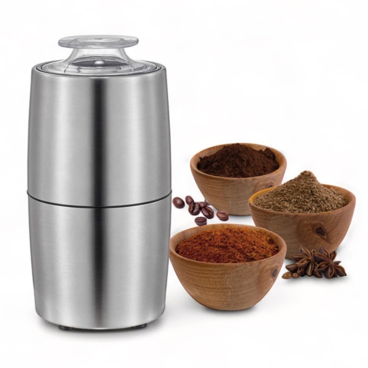 200W Portable Electric Stainless Steel Coffee and Spice Grinder
