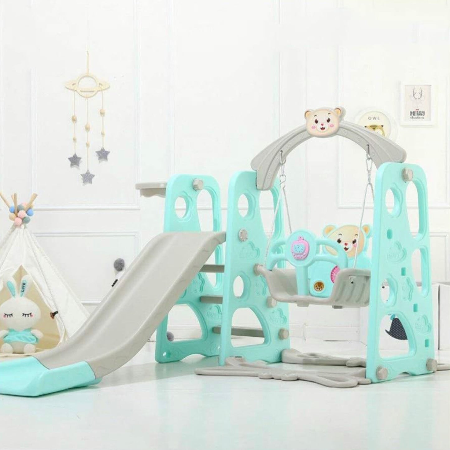 4 in 1 Toddler Climber & Swing Set