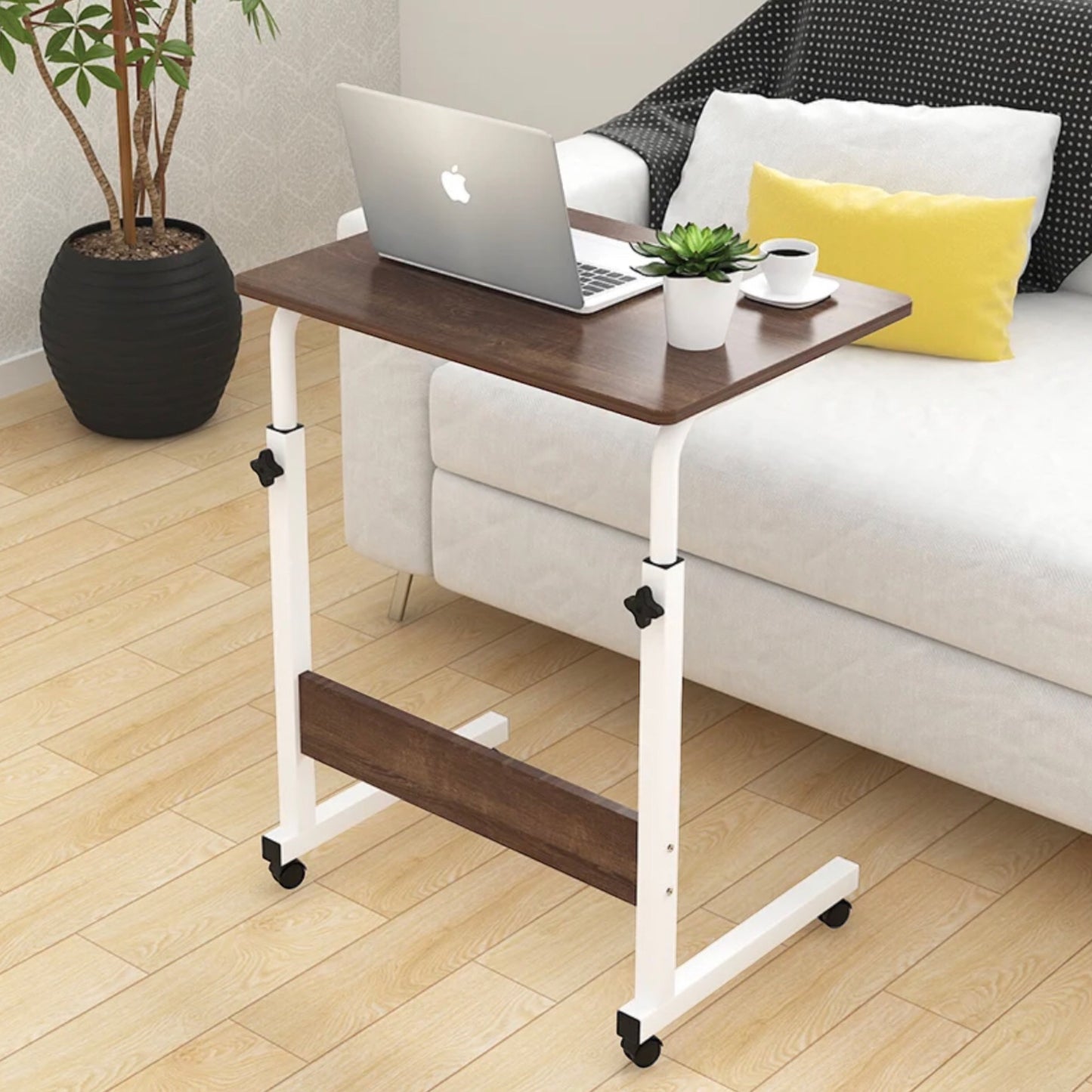 Multifunctional Adjustable Table with Wheels