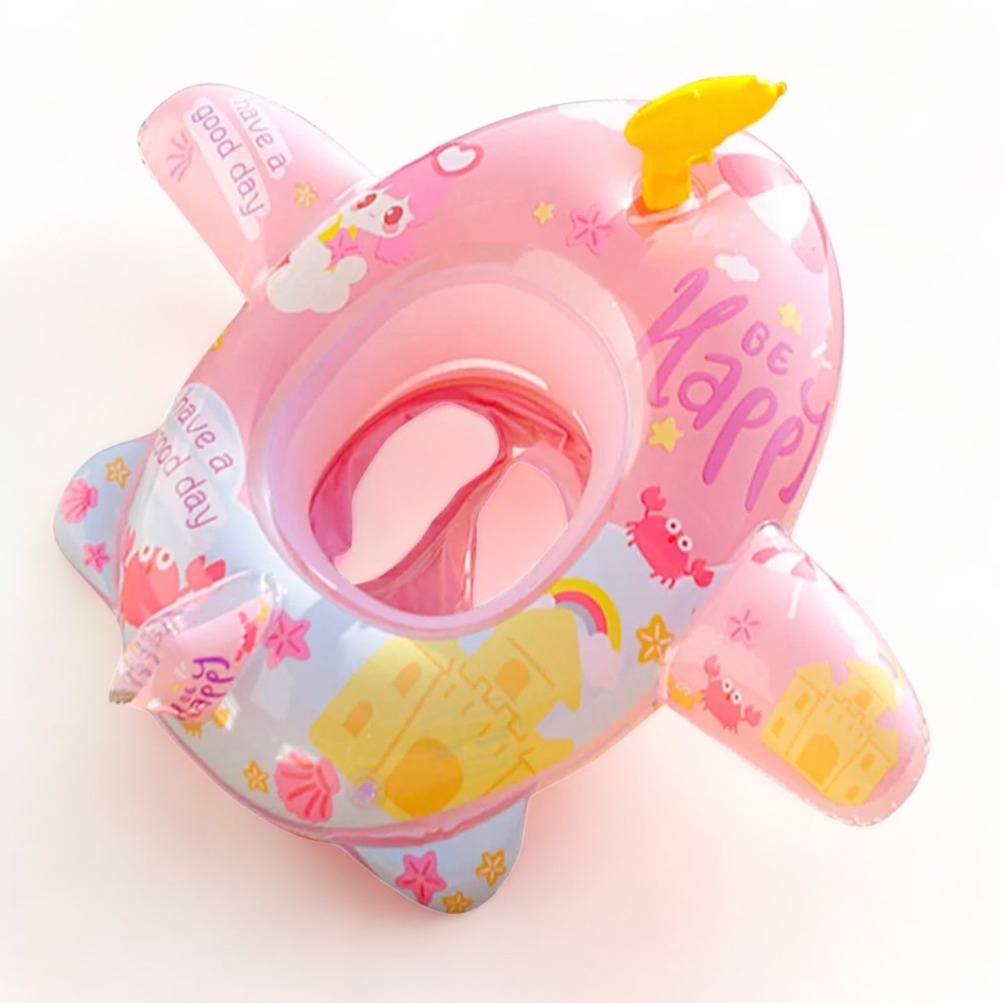 Inflatable swimming float ride for kids