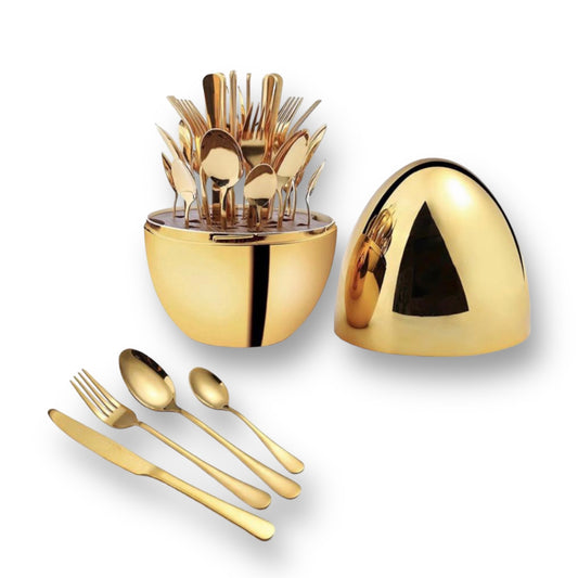 24 piece stainless steel cutlery set