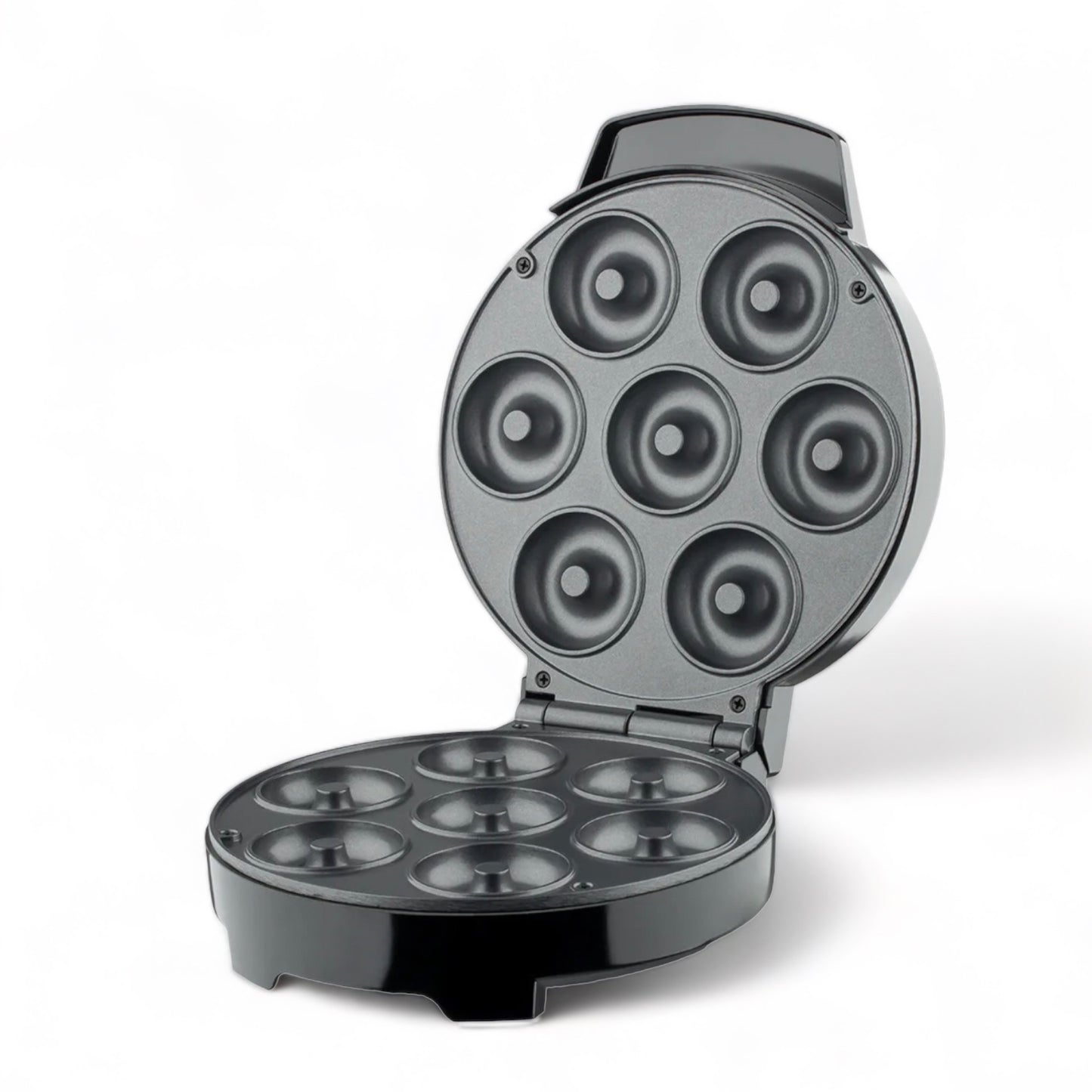 7-Hole Mini Electric Doughnut Maker - Stylish Design, Non-Stick Coating, Quick & Easy