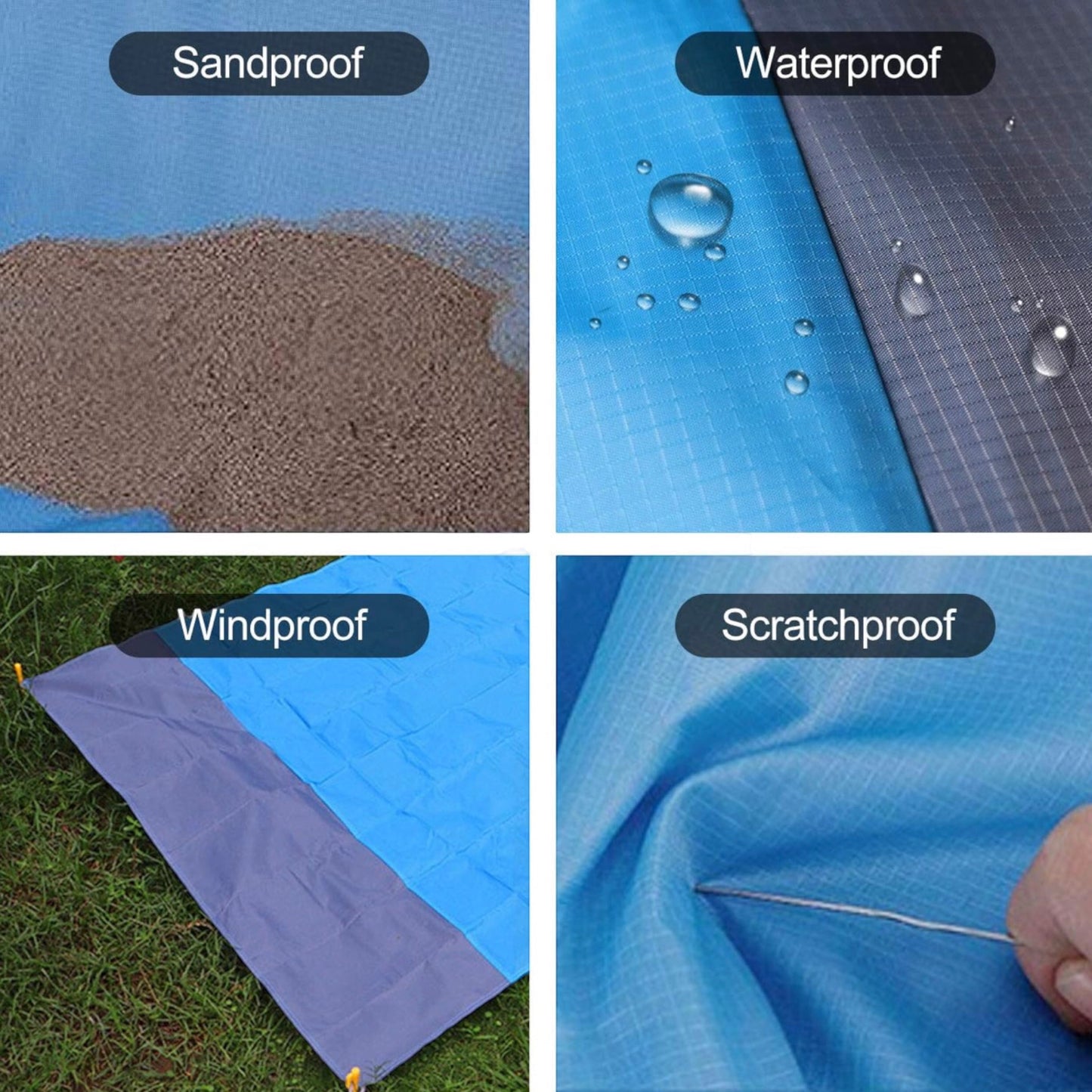 Anti-Sand and Waterproof Beach Mat
