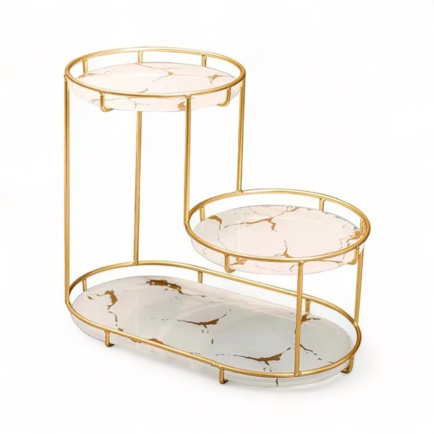 Stylish 3-Tier Perfume Organizer for Bathroom or Bedroom Decor
