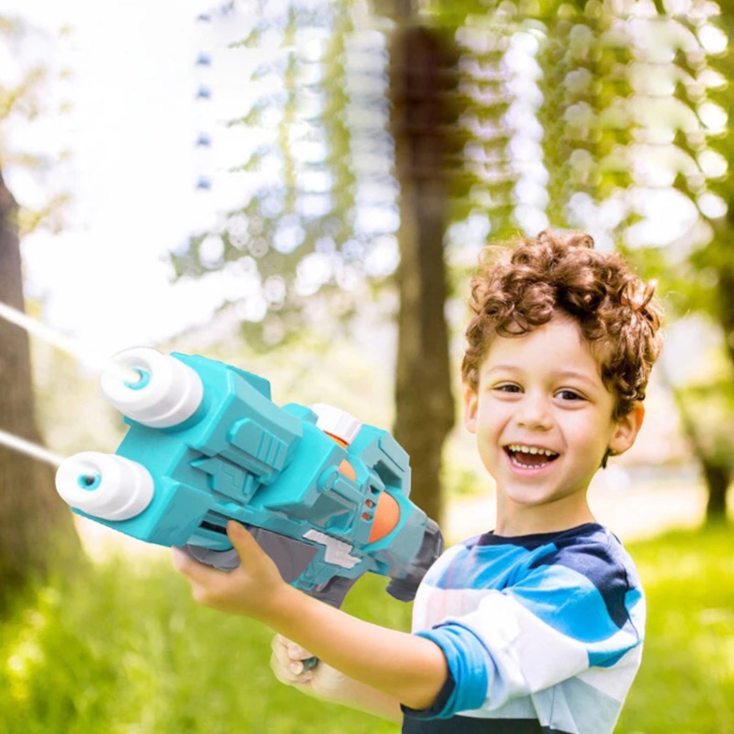 Kids Super Water Soaker Gun with Dual Barrel