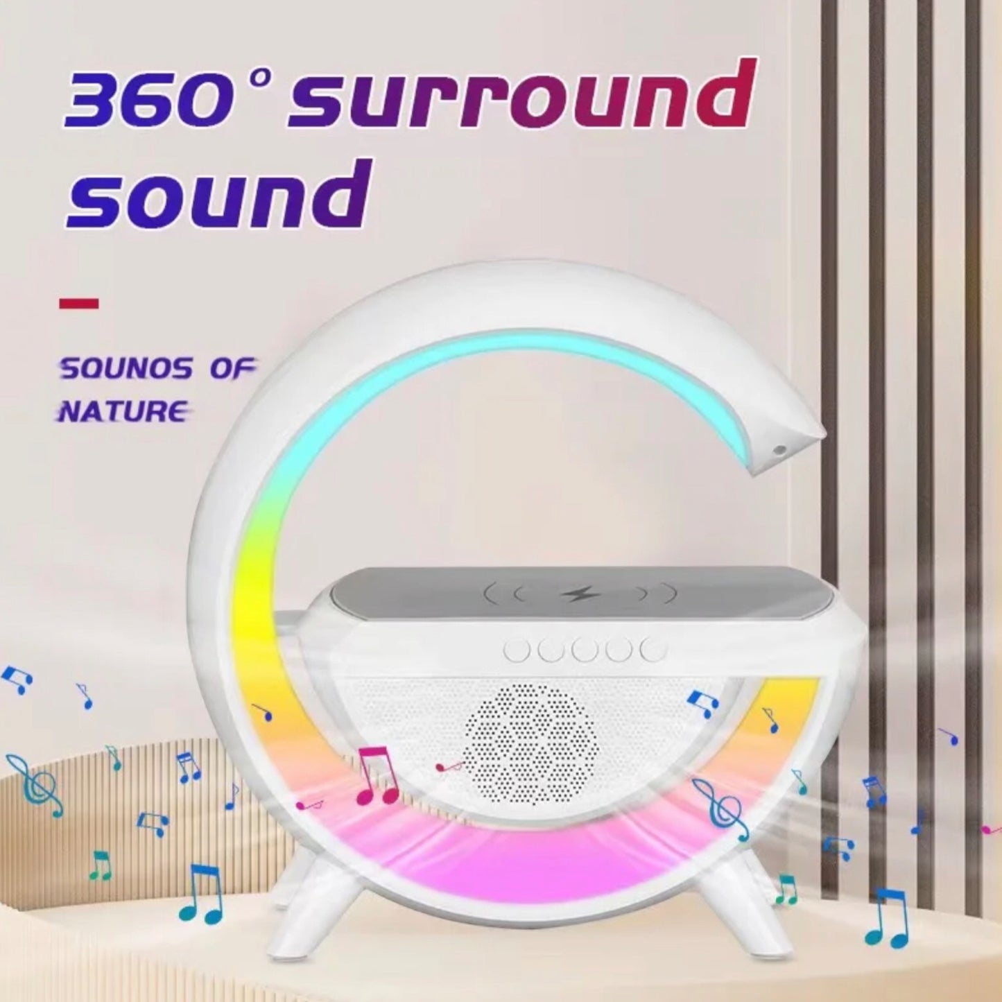 G-shaped wireless charging station