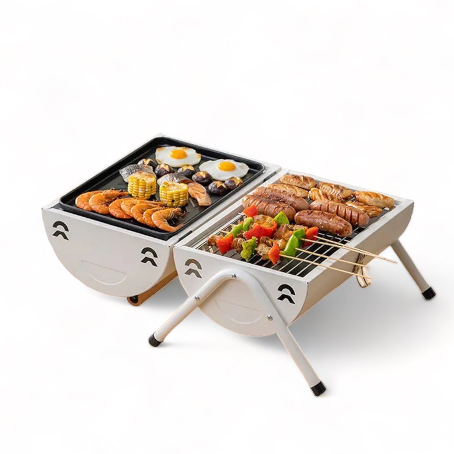 Portable Foldable Charcoal BBQ Grill/Braai Stand