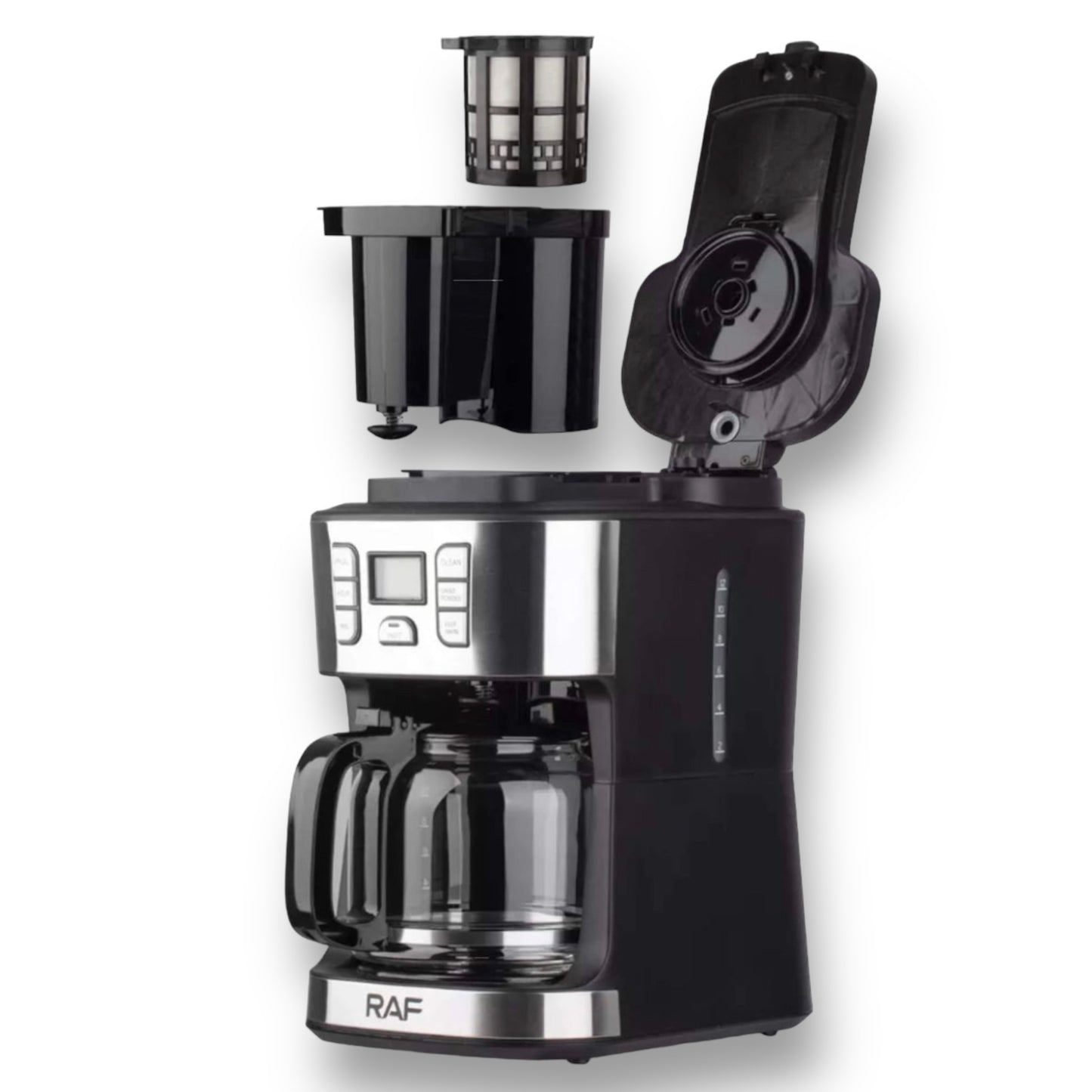 2 in 1 Ground Coffee or Beans Grinder Filter Coffee Maker