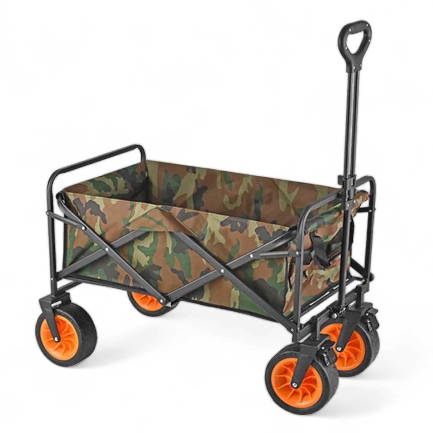 Premium Foldable Outdoor Wagon Cart Trolley for Beach, Picnics & Garden