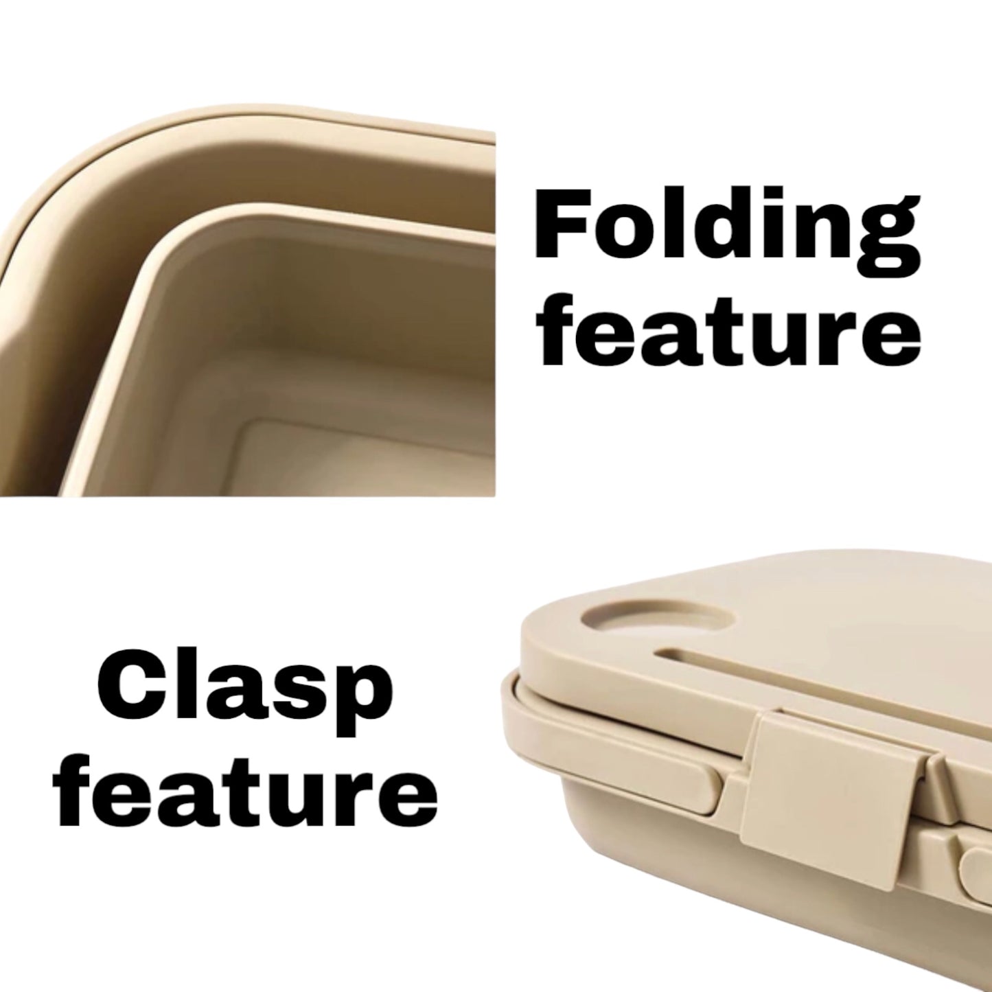 Collapsible Picnic Basket with Lid - Multi-Function Outdoor Camping Gear