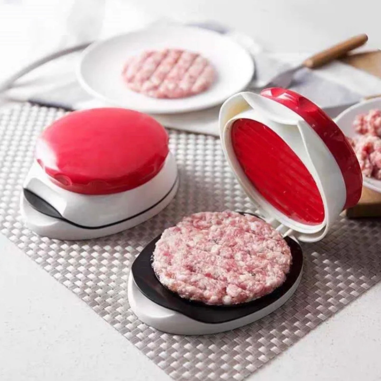 Burger patty press maker