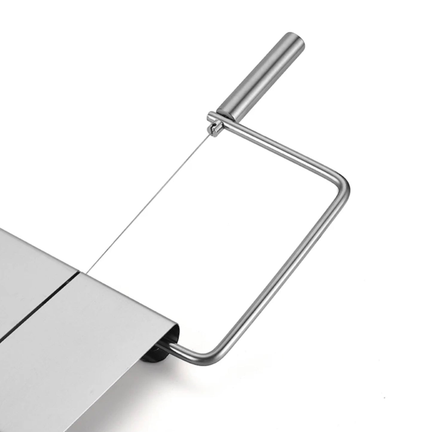 Stainless steel cheese slicer