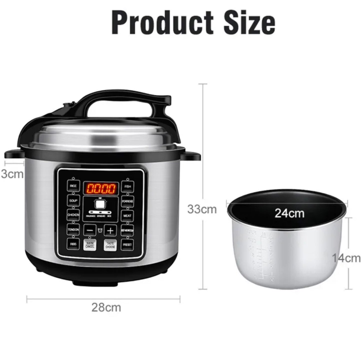 Silver Crest 6 Litre Intelligent Pressure Cooker