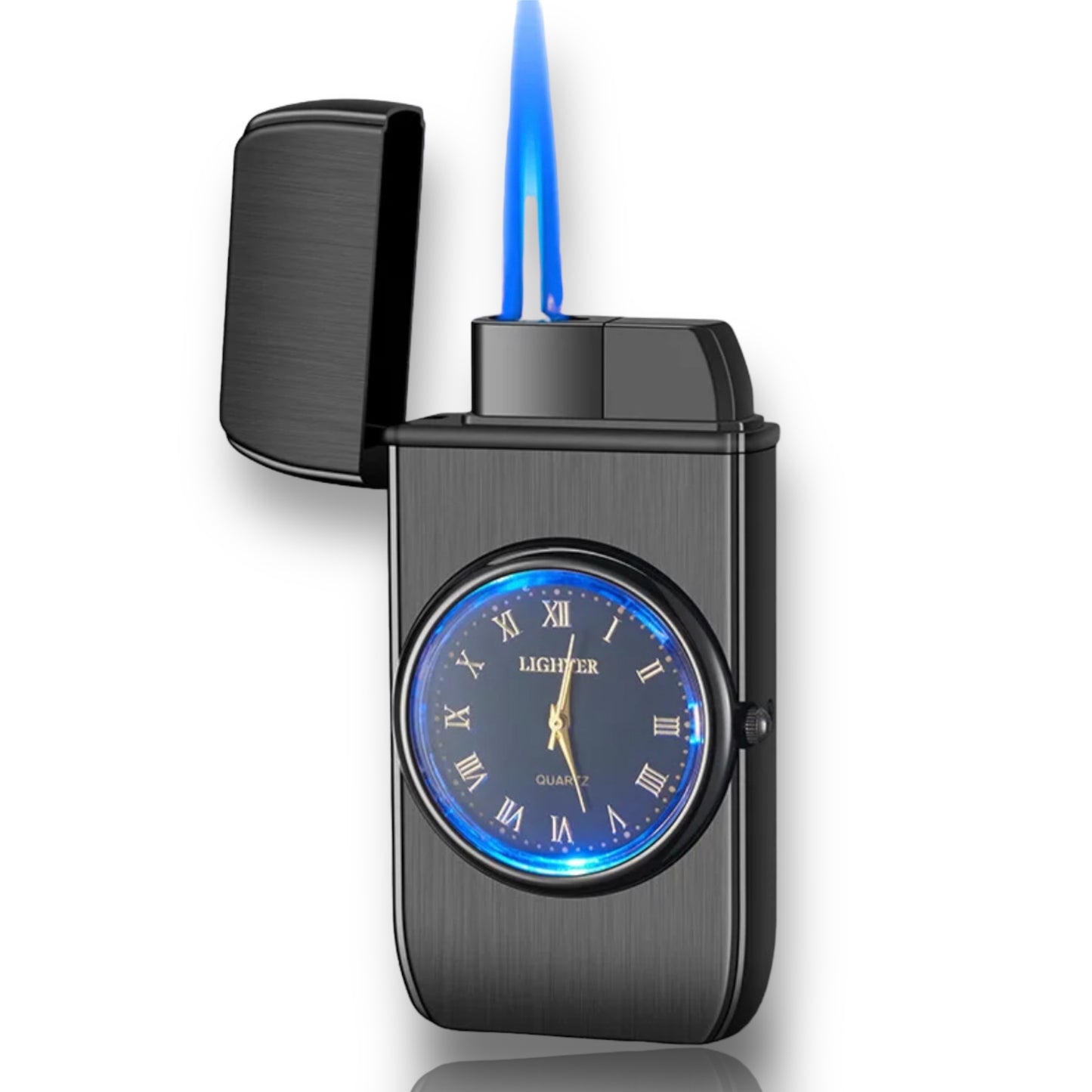 Gas lighter and watch