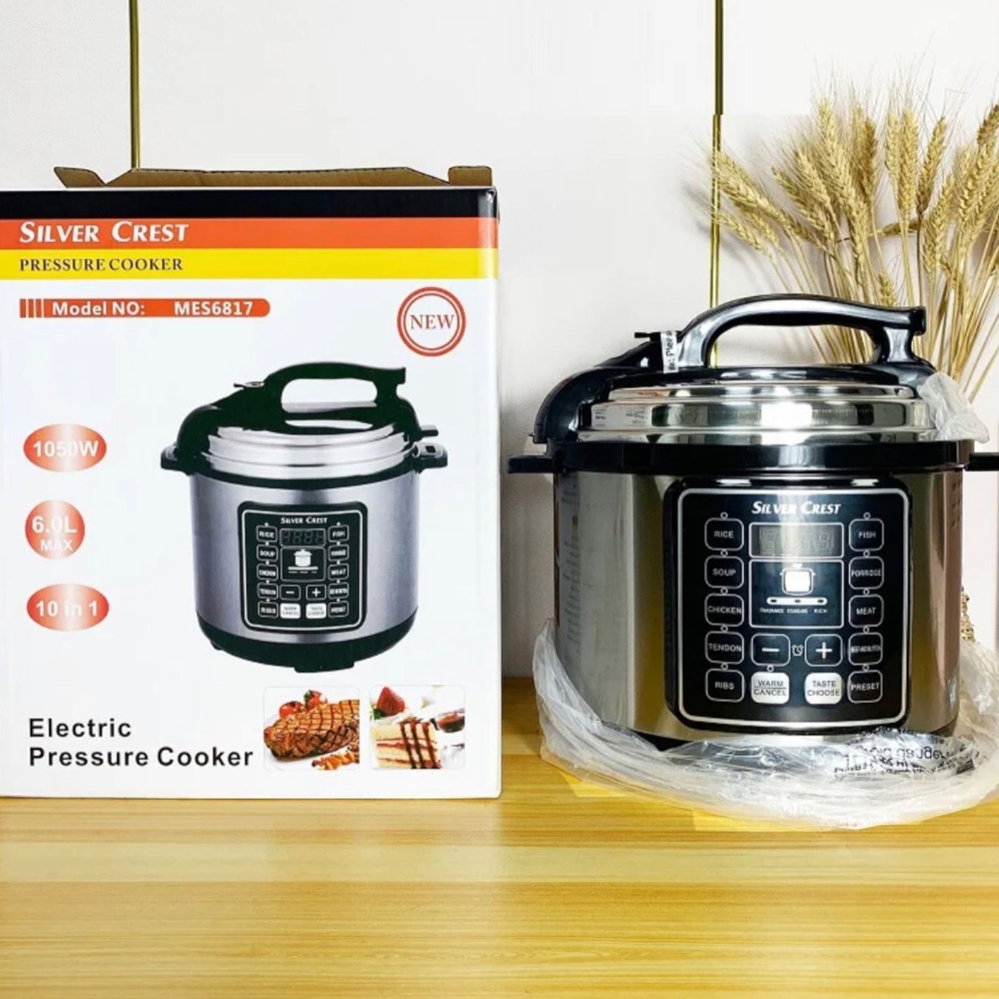 Silver Crest 6 Litre Intelligent Pressure Cooker