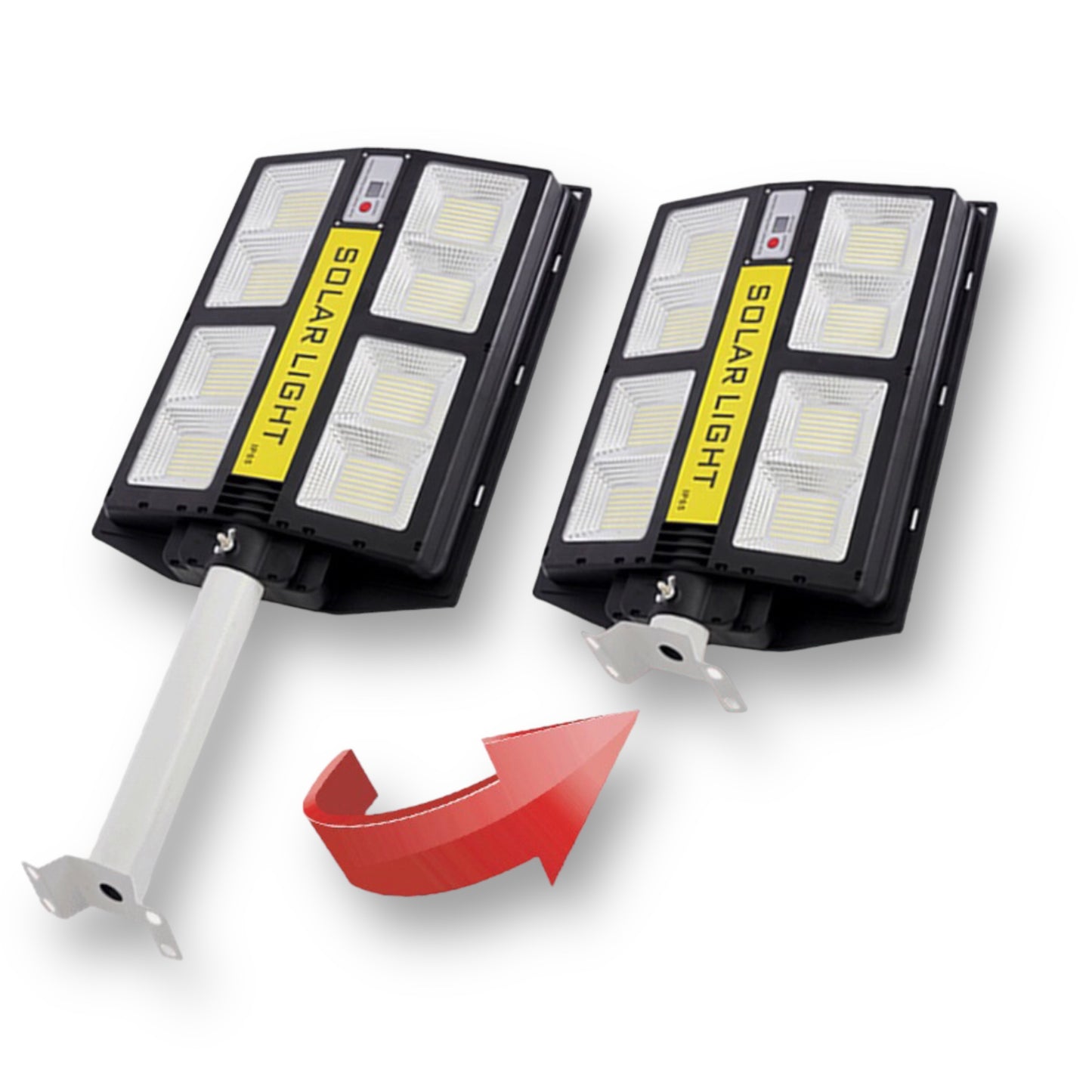 Solar street light with remote (200W)